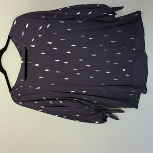 Papermoon, Larie Tie sleeve (L) blouse